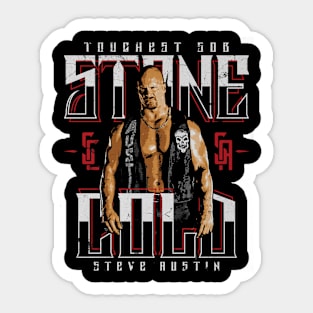 Stone Cold Steve Austin Toughest SOB Sticker